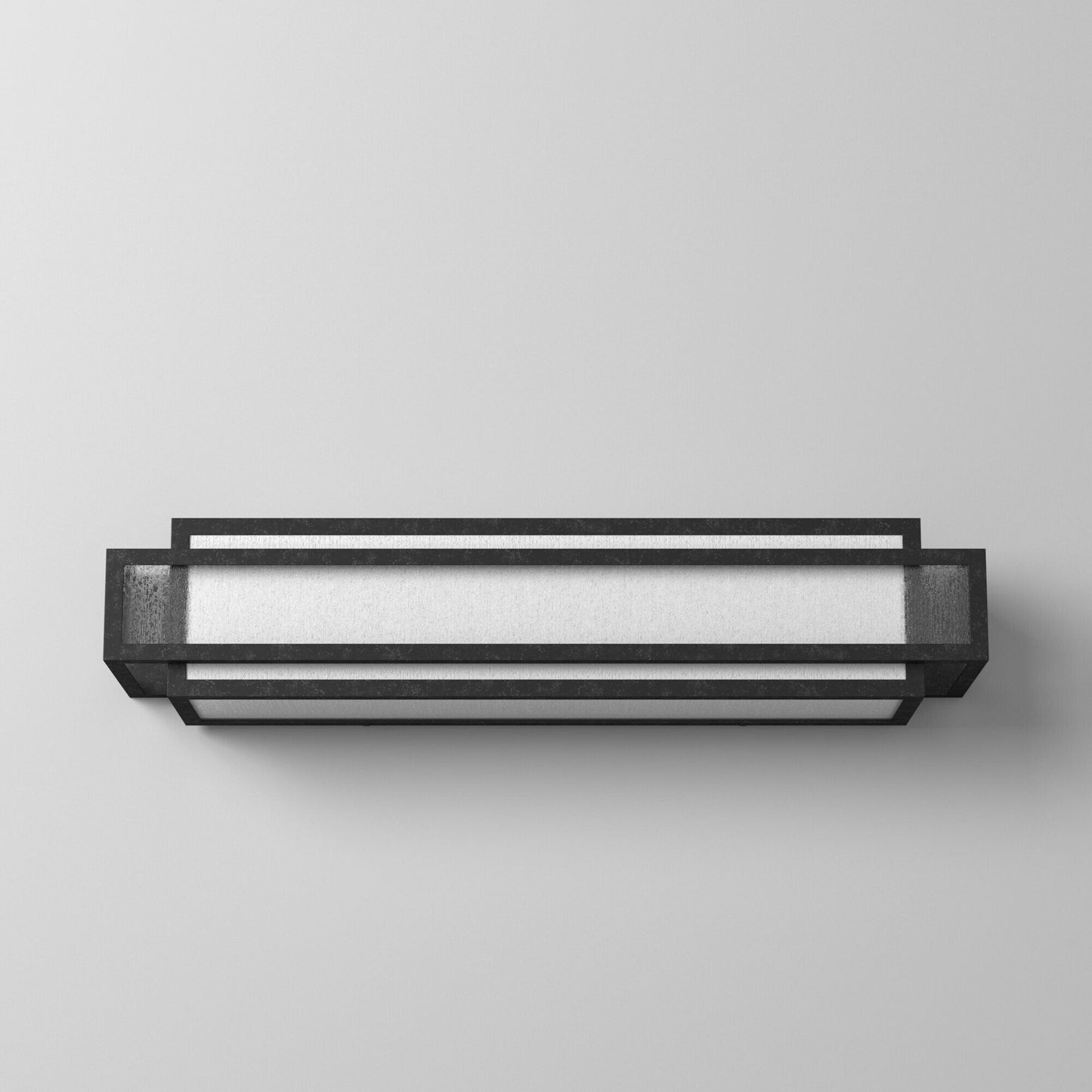 Lavery Camden Square Lampe de salle de bain 3 lumières en verre vieilli au charbon et bullé