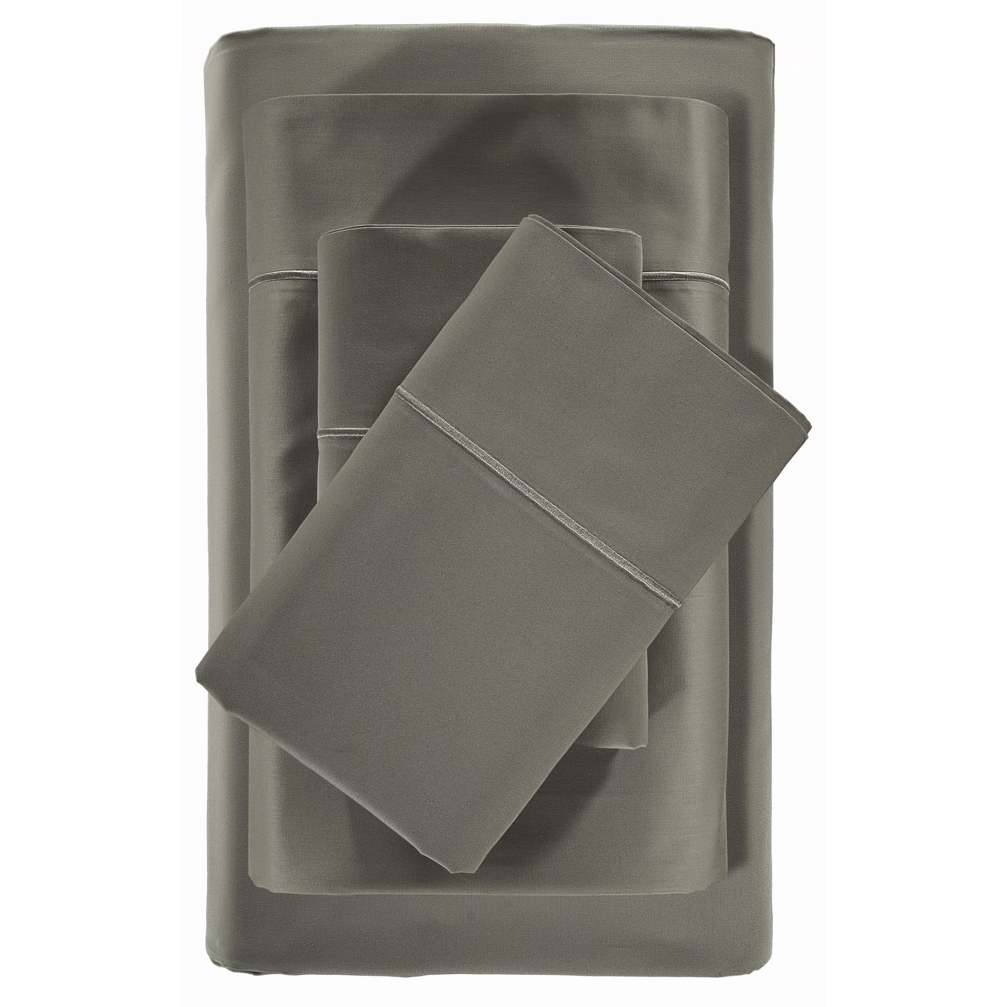 Ensemble de draps de lit ultra doux en satin de coton égyptien de luxe 800 fils.