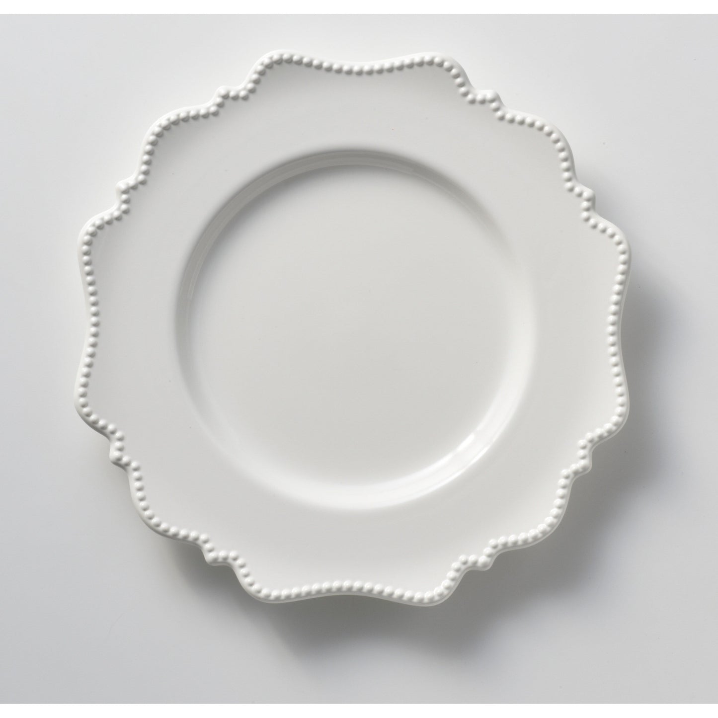 Assiette plate blanche Red Vanilla Pinpoint 11 (Lot de 6)