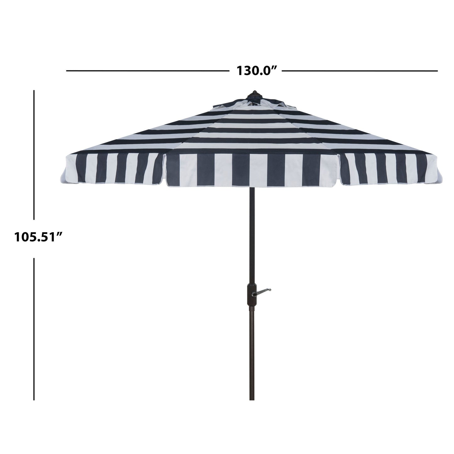 Parasol rond SAFAVIEH Outdoor Sidese Fashion Line de 3,35 m