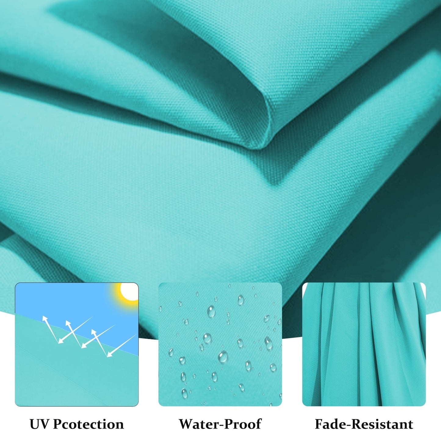 Parasol déporté suspendu à manivelle en acier de 3 m