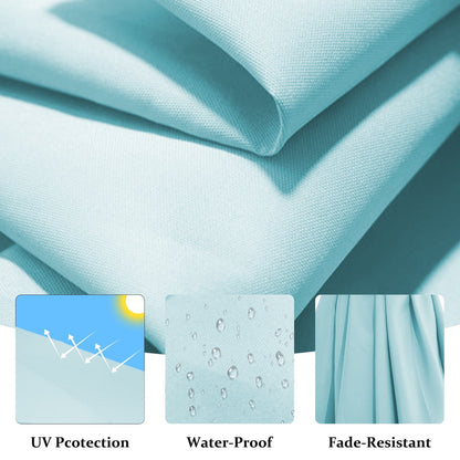 Parasol déporté suspendu à manivelle en acier de 3 m