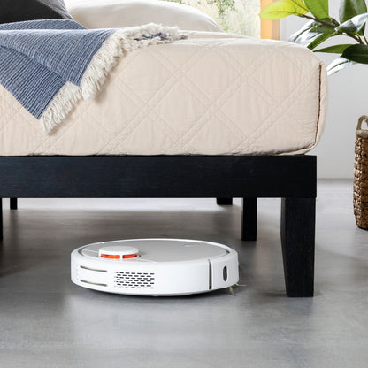 Cadre de lit plateforme classique en bois massif 12