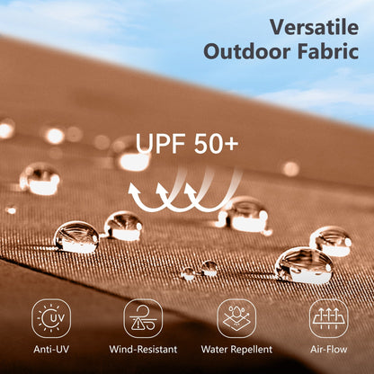 Parasol double face extra large de 4,57 m (15 pi) avec base incluse, MAISON ARTS