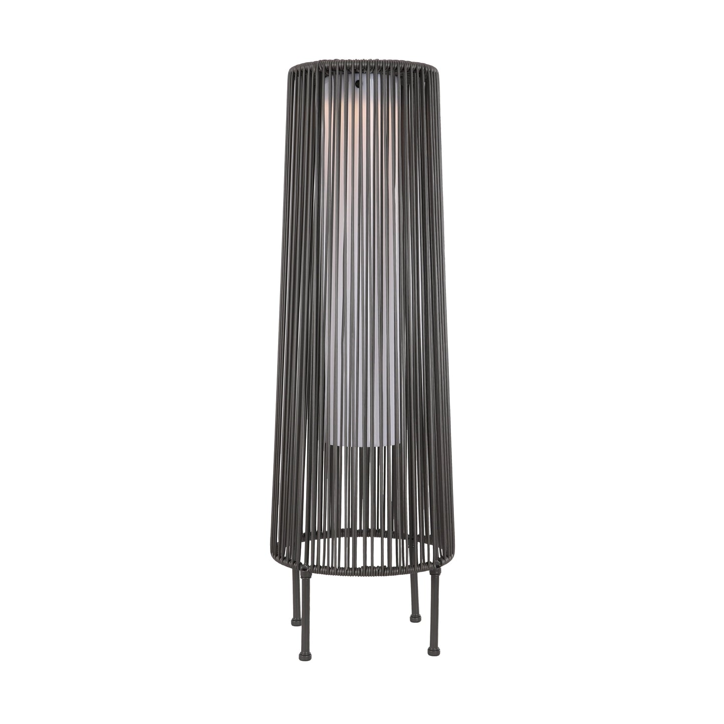 Lot de 2 lampadaires solaires d'extérieur