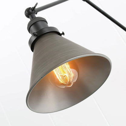 Ensemble de 2 appliques murales modernes à bras articulé réglable Malryn, à brancher ou à câblér