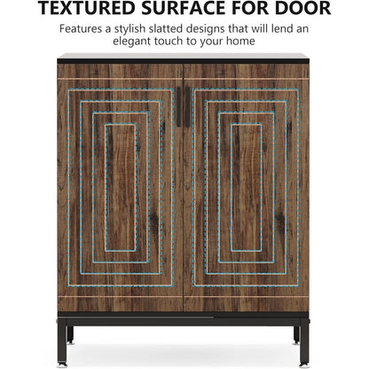 Meuble de rangement à chaussures moderne avec portes, 20 paires, 6 niveaux, pour entrée