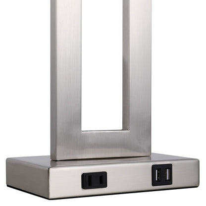 Ensemble de 22 lampes de table USB grises avec commande tactile