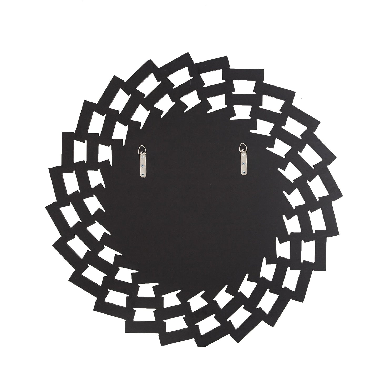 Miroir mural rond en forme de soleil