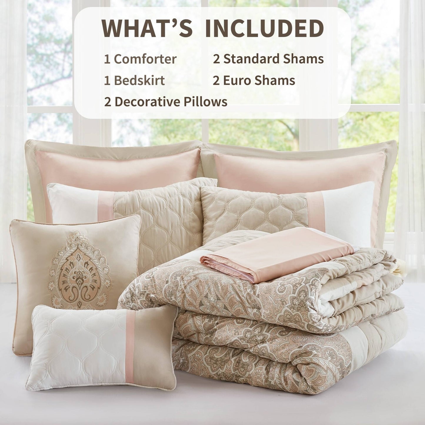 Ensemble de couette 8 pièces Josefina de 510 Design