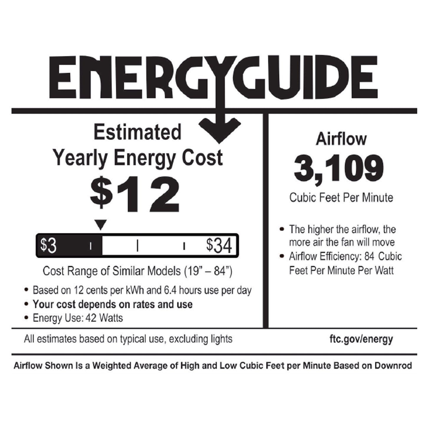 Ventilateur de plafond River of Goods Olivia, finition bronze huilé/cristal, 132 cm (52 ​​po) à DEL - 132 cm (52 ​​po) L x 132 cm (52 ​​po) l x 46 cm (18,25 po) H