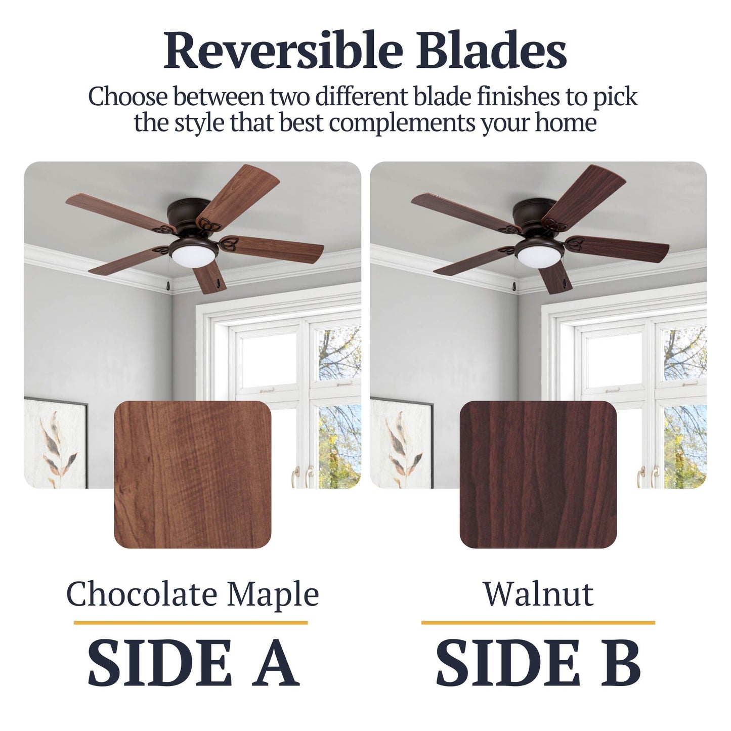 Ventilateur de plafond intérieur traditionnel Prominence Home Benton 52 avec éclairage LED et chaînettes