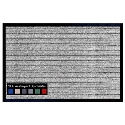 Tapis de porte A1HC neuf, durable et polyvalent, en caoutchouc polypropylène, pour usage intérieur et extérieur, toutes saisons.