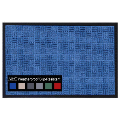 Tapis de porte A1HC neuf, durable et polyvalent, en caoutchouc polypropylène, pour usage intérieur et extérieur, toutes saisons.