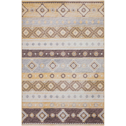Tapis lavable Addison d'intérieur/extérieur Yuma style bohème sud-ouest