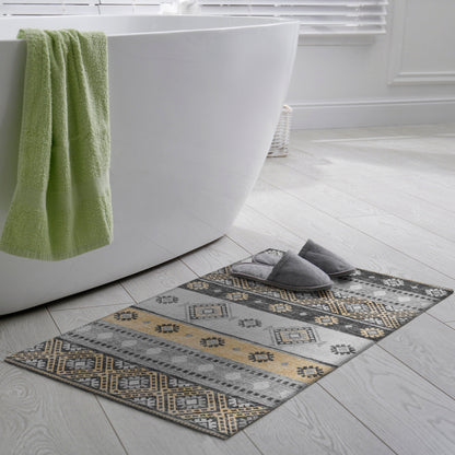 Tapis lavable Addison d'intérieur/extérieur Yuma style bohème sud-ouest