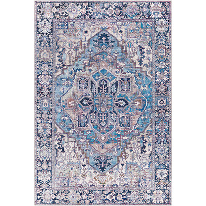 Tapis imprimé médaillon vintage Livabliss Adenia