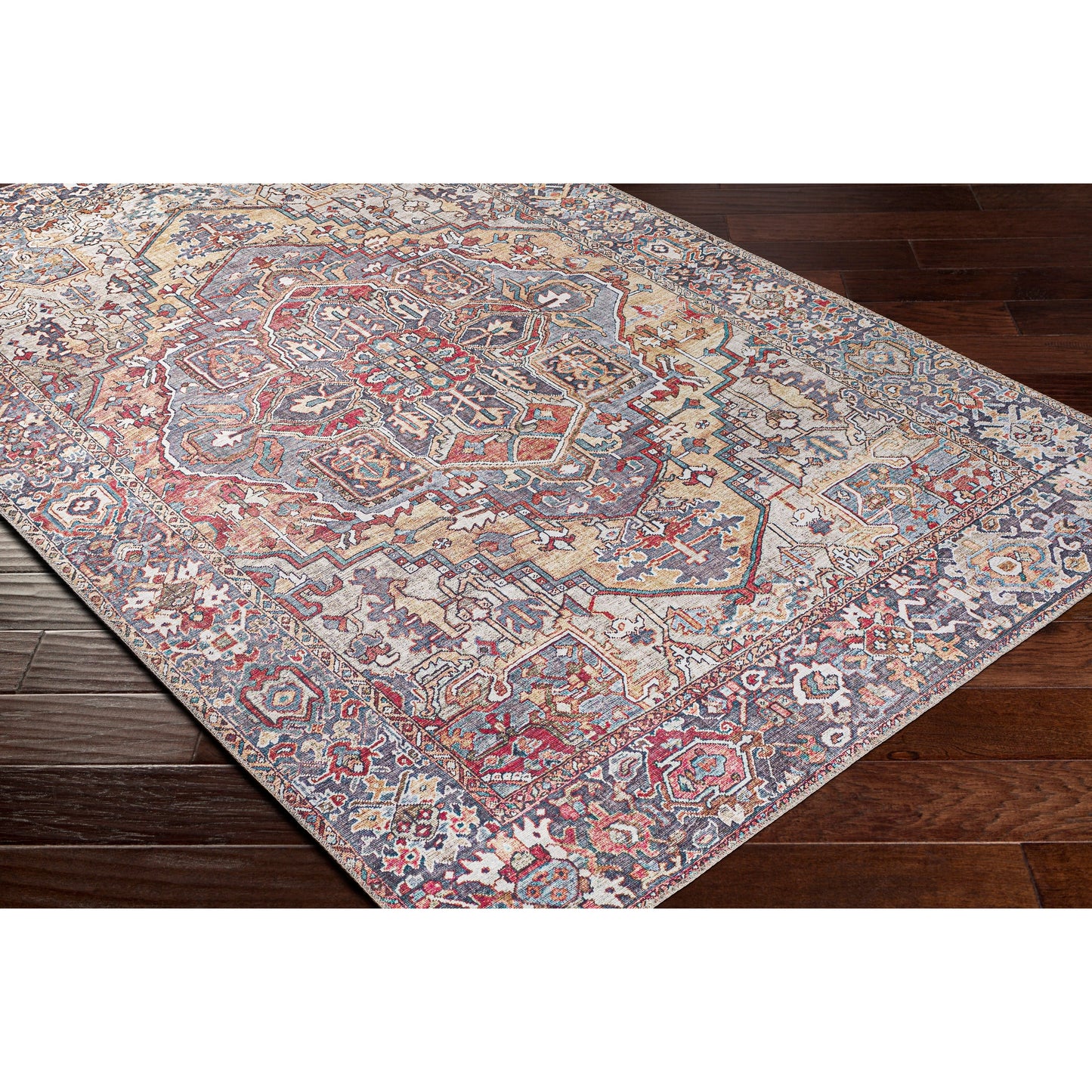 Tapis imprimé médaillon vintage Livabliss Adenia
