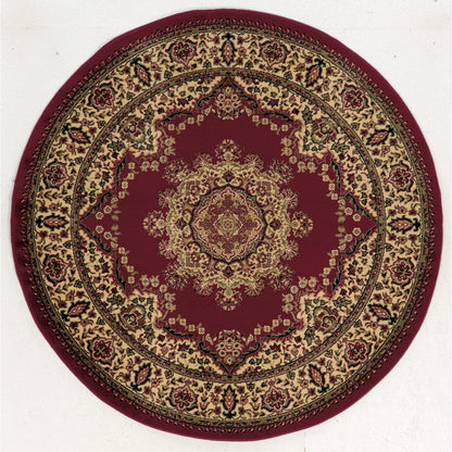 Tapis de sol Admire Home Living Caroline à médaillon traditionnel