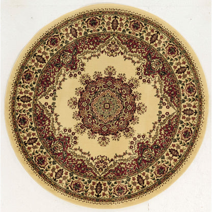 Tapis de sol Admire Home Living Caroline à médaillon traditionnel