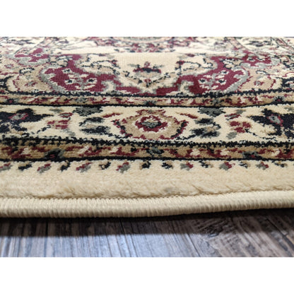 Tapis de sol Admire Home Living Caroline à médaillon traditionnel