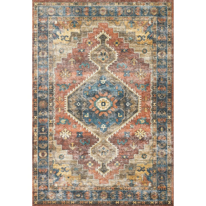 Tapis Alexander Home Leanne à imprimé aztèque vintage transitionnel