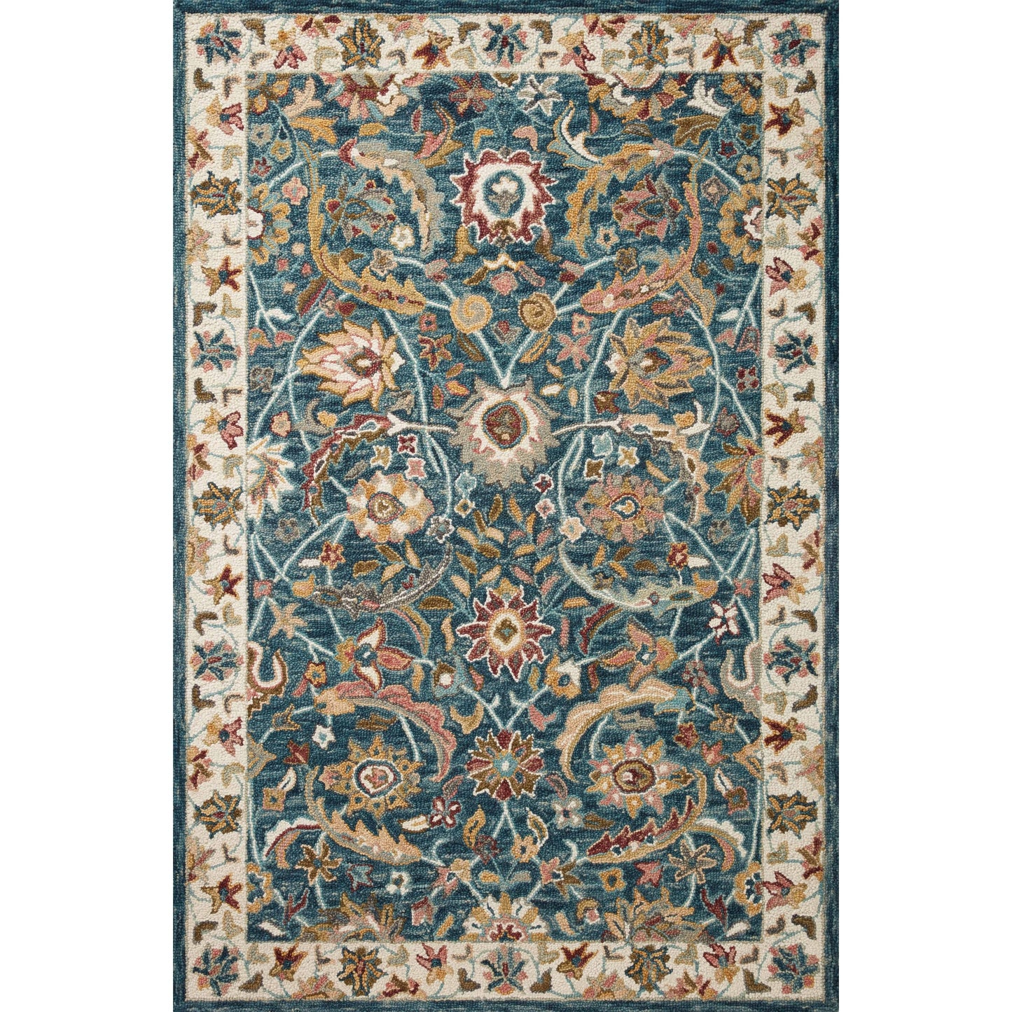 Tapis de style traditionnel Alexander Home Madeline 100 % laine, tissé à la main