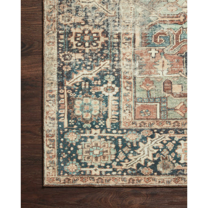 Tapis ultra moelleux Alexander Home Sara Boho Terracotta Medallion