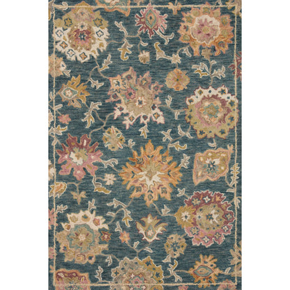 Tapis Alexander Home Megan Floral en laine 100 % tissé à la main