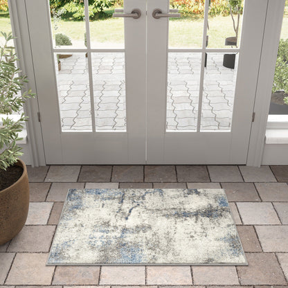 Tapis d'intérieur abstrait moderne et contemporain Chesney