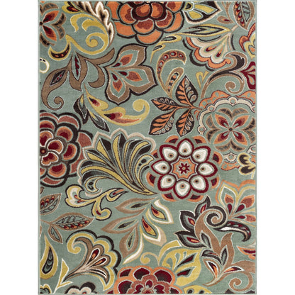 Tapis d'intérieur Decora Farmhouse à motif floral