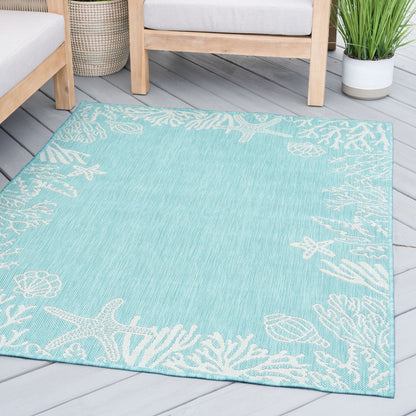 Tapis d'intérieur/extérieur Exo Coastal Graphic Print