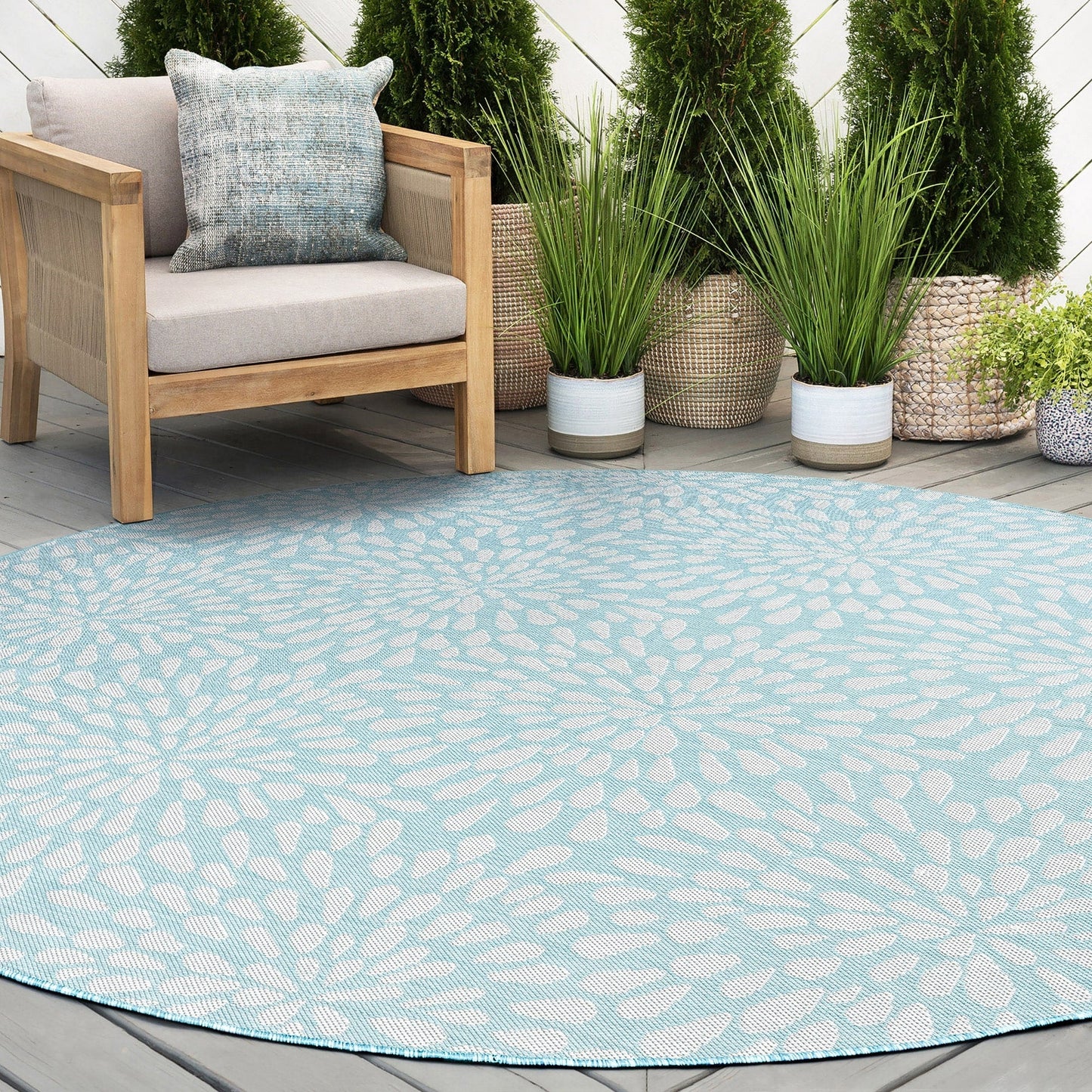 Tapis d'intérieur/extérieur Exo Coastal Floral