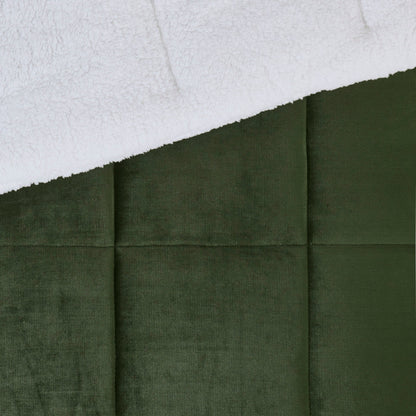 Ensemble de couette Woolrich Alton Plush to Sherpa en duvet synthétique