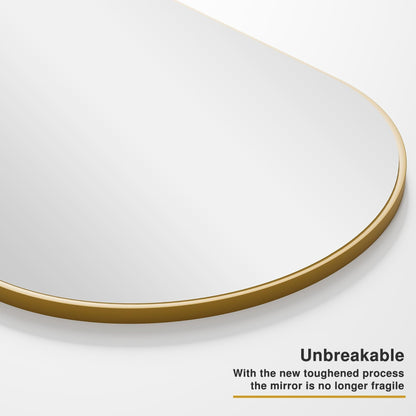 Miroir mural sur pied arqué Dovelina