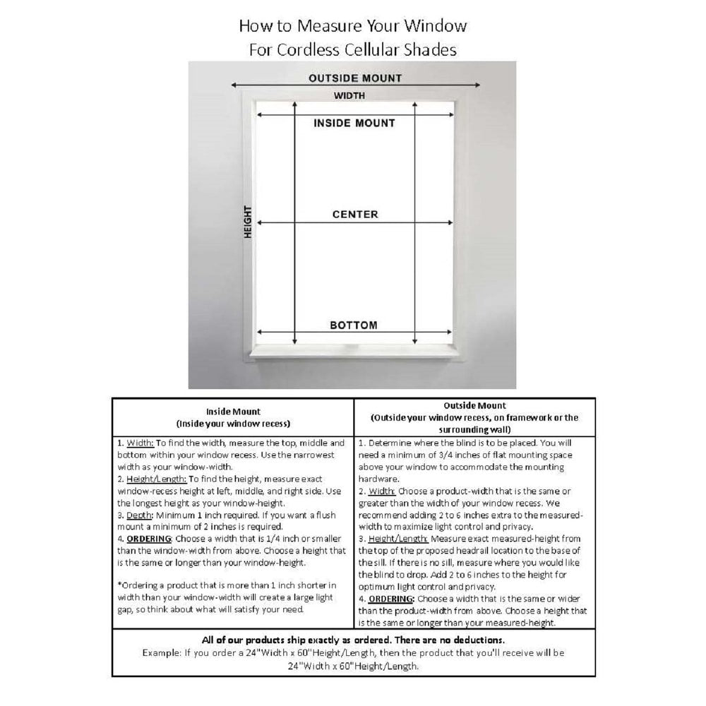Stores cellulaires occultants sans cordon Arlo Blinds blancs