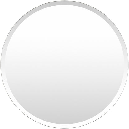 Miroir rond biseauté moderne Mei de Artistic Weavers