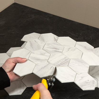 Carreaux muraux autocollants Aspect Collage