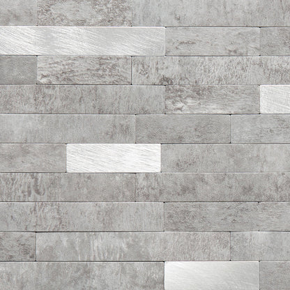 Carreaux muraux autocollants Aspect Collage