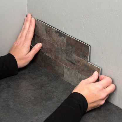 Carreaux muraux autocollants Aspect Collage