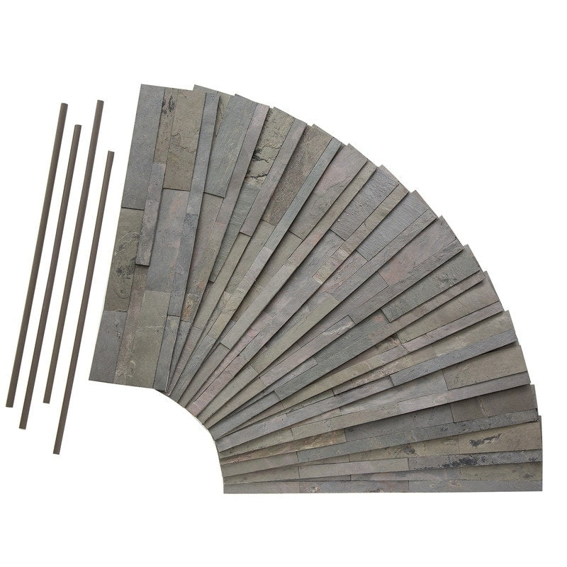 Carrelage de crédence de cuisine en pierre adhésive Aspect, à décoller et à coller