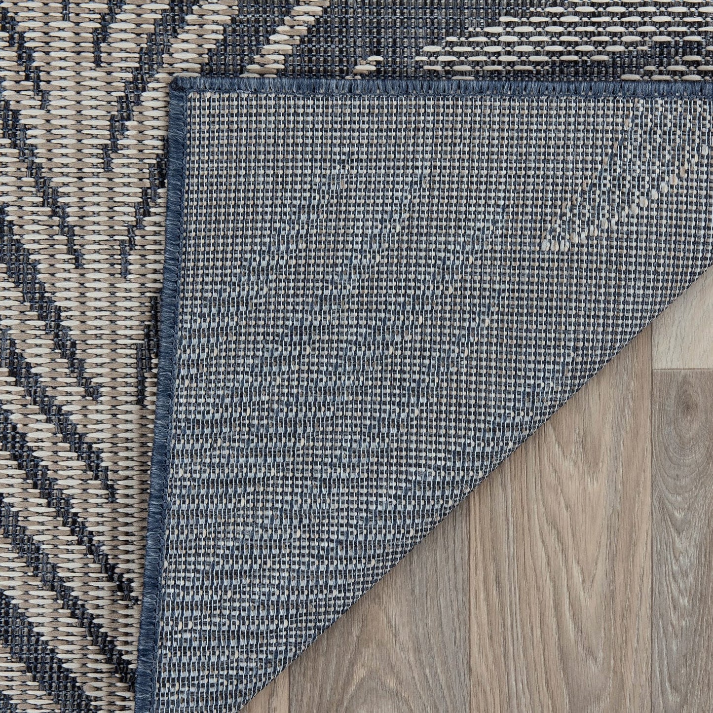 Tapis d'intérieur/extérieur à motif de feuilles de palmier des Bahamas