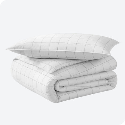 Parure de lit Bare Home en percale de coton biologique