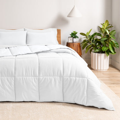 Ensemble de couette hypoallergénique Bare Home en duvet synthétique