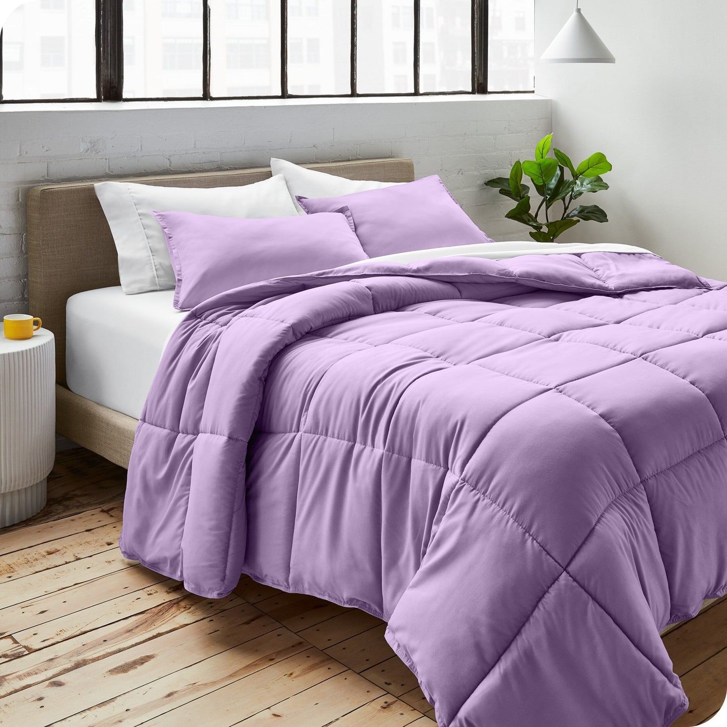 Ensemble de couette hypoallergénique Bare Home en duvet synthétique