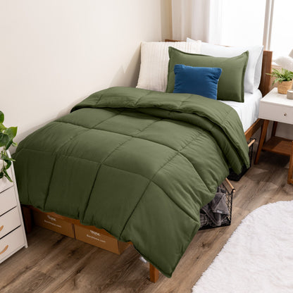 Ensemble de couette hypoallergénique Bare Home en duvet synthétique