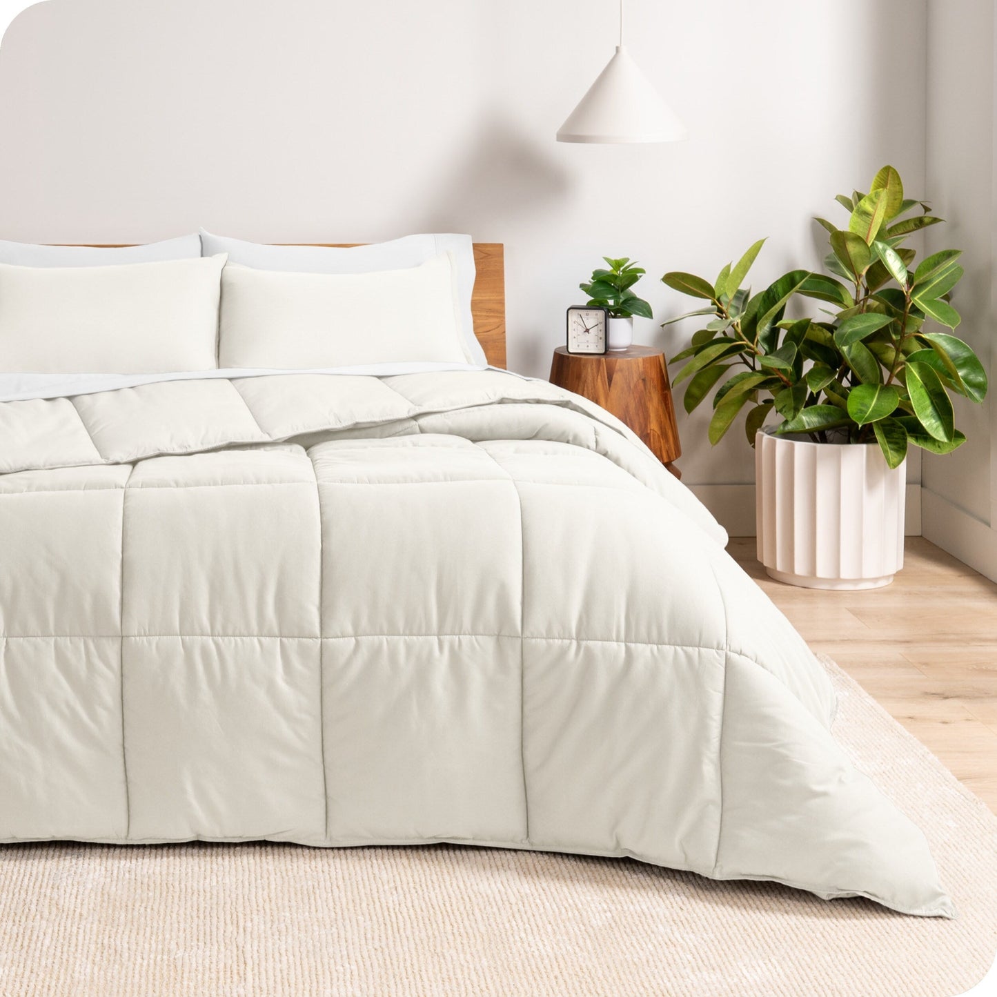 Ensemble de couette hypoallergénique Bare Home en duvet synthétique