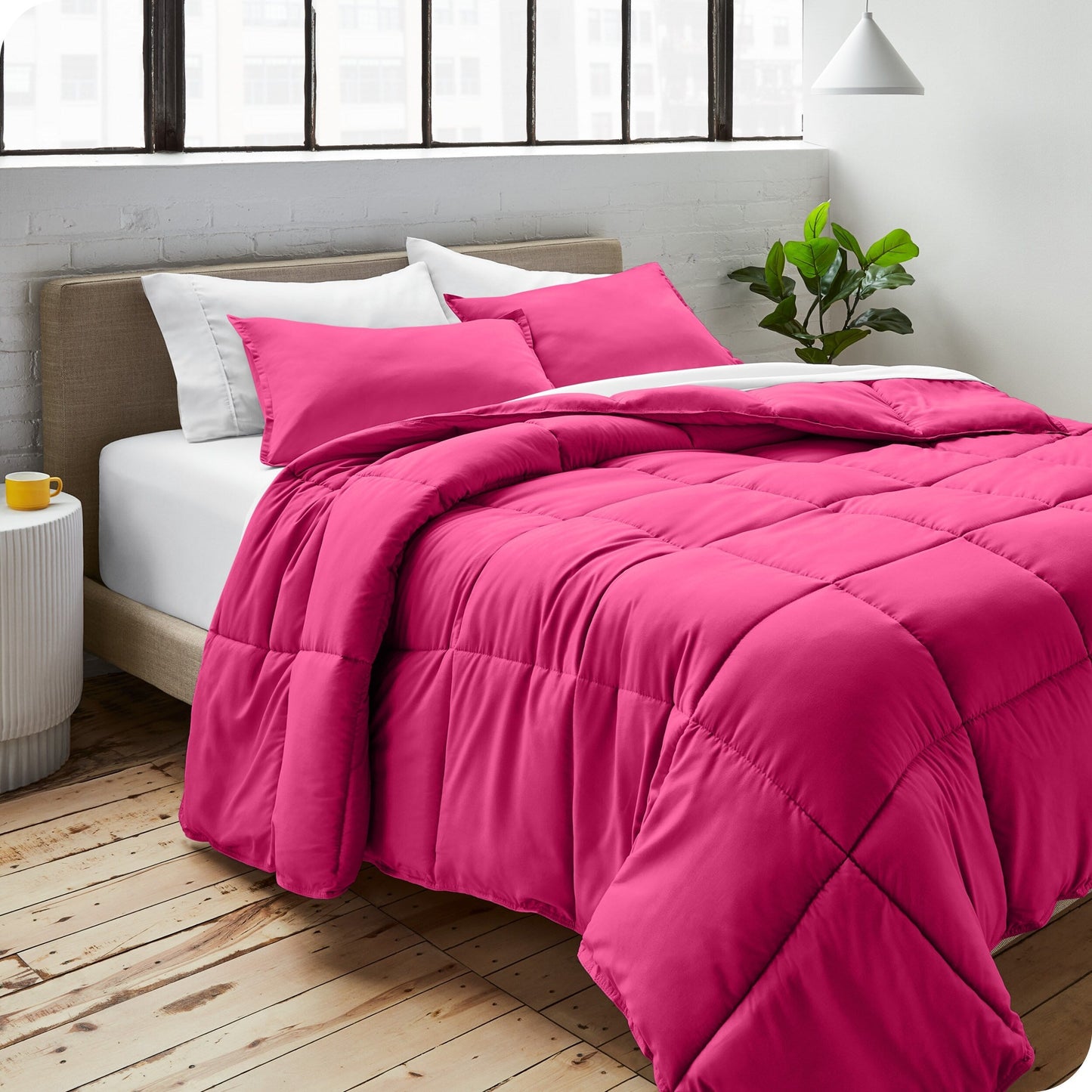 Ensemble de couette hypoallergénique Bare Home en duvet synthétique