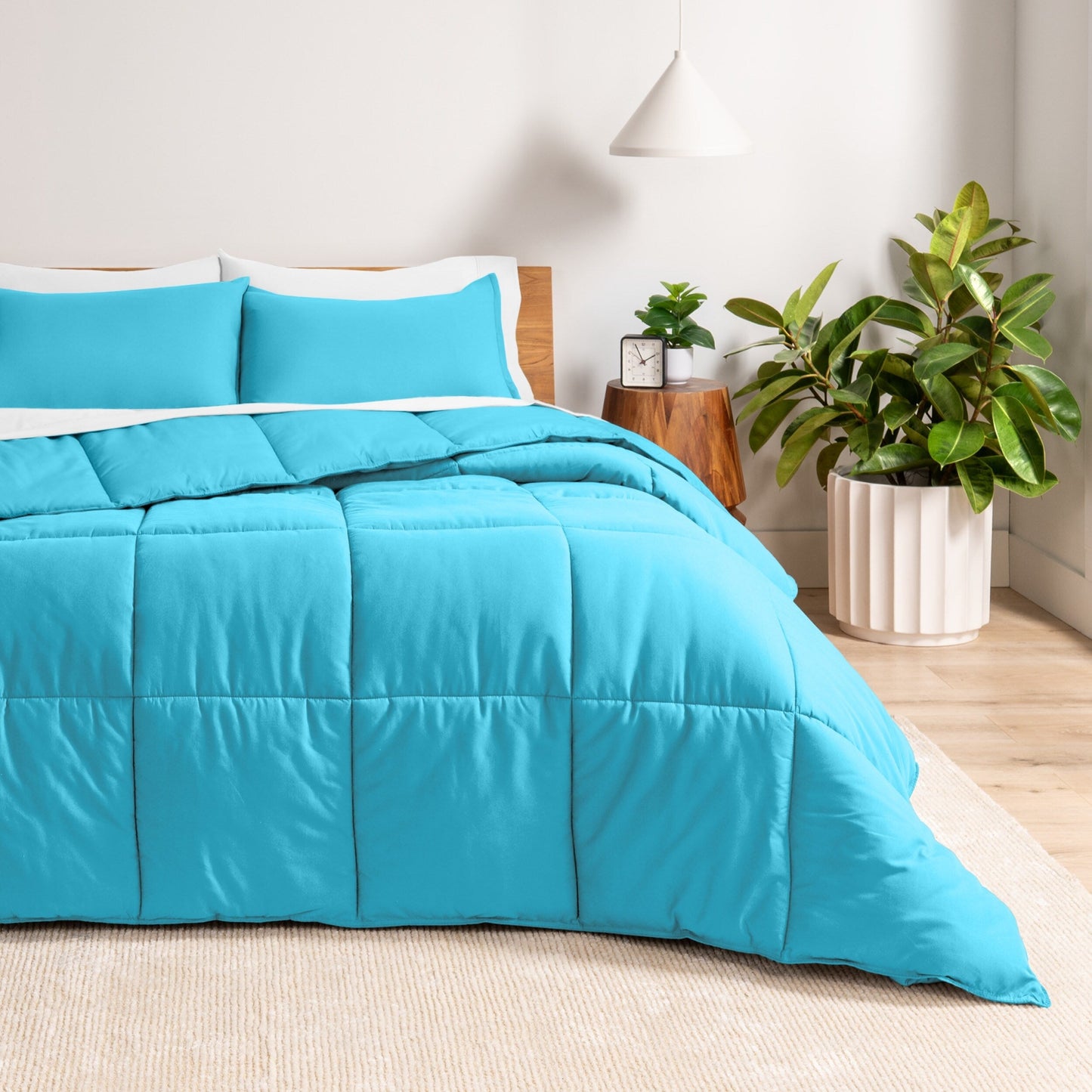 Ensemble de couette hypoallergénique Bare Home en duvet synthétique