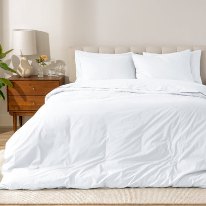 Parure de lit Bare Home en percale de coton biologique